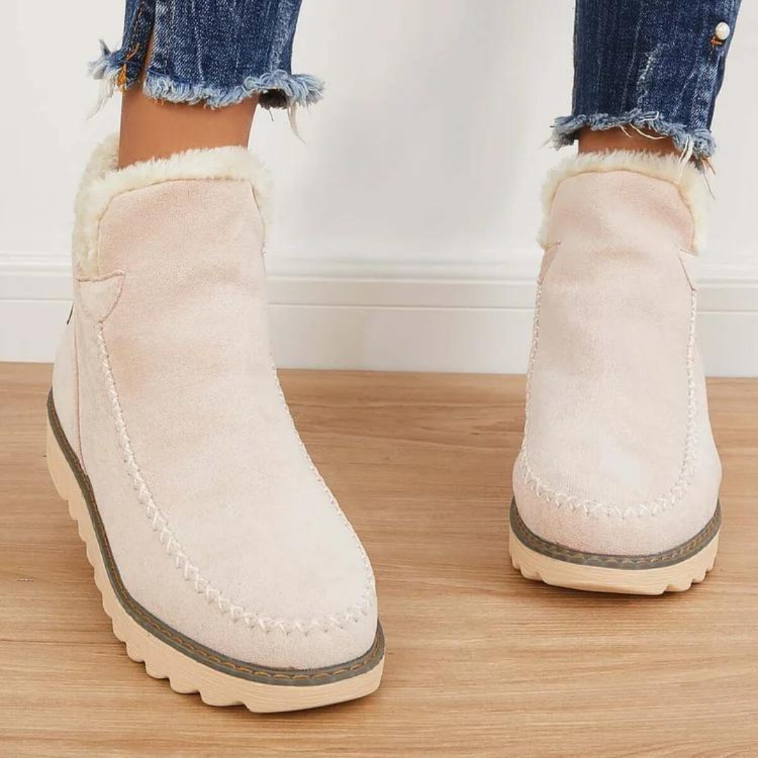 Scarlett™ - Comfy Fleece Leather Winter Boots