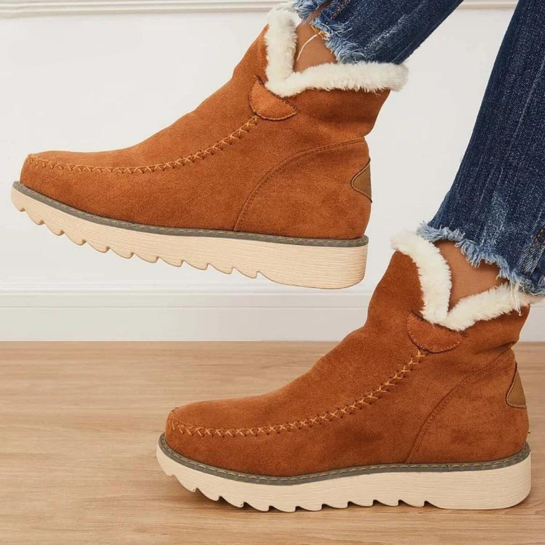 Scarlett™ - Comfy Fleece Leather Winter Boots