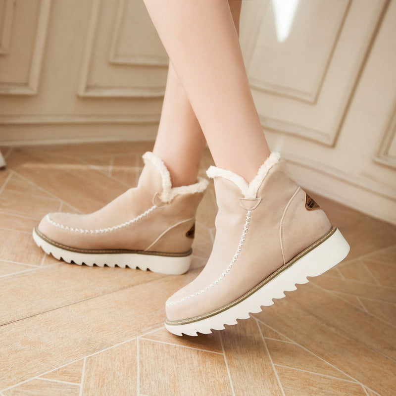Scarlett™ - Comfy Fleece Leather Winter Boots