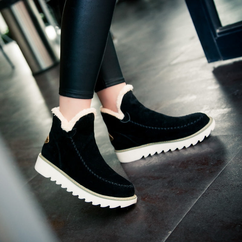 Scarlett™ - Comfy Fleece Leather Winter Boots