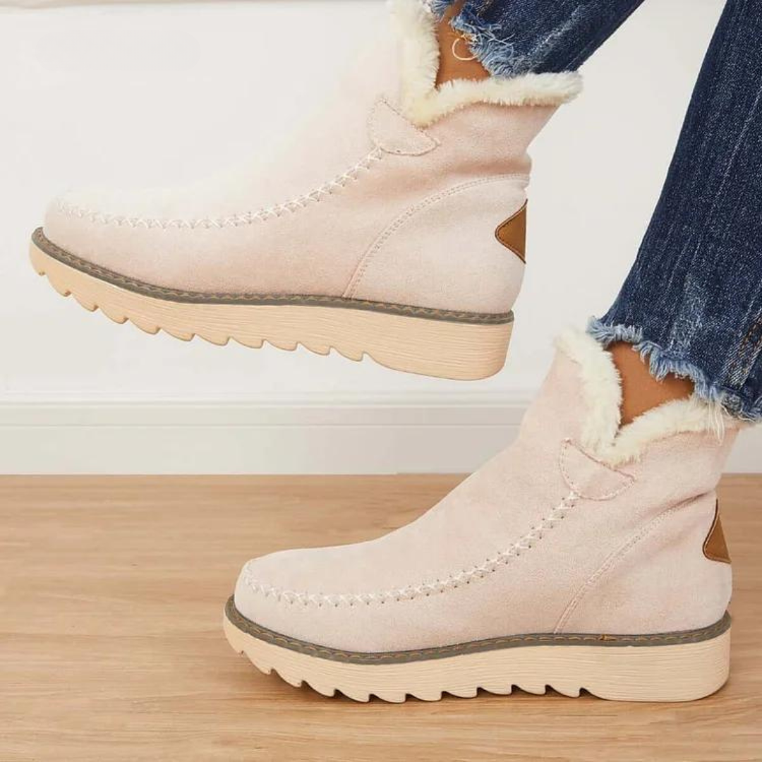 Scarlett™ - Comfy Fleece Leather Winter Boots