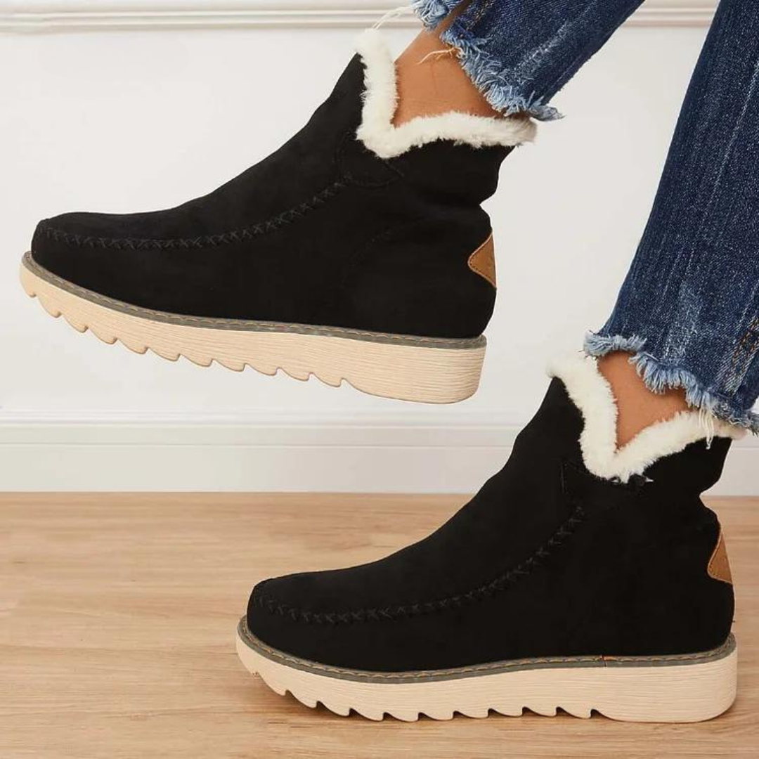 Scarlett™ - Comfy Fleece Leather Winter Boots