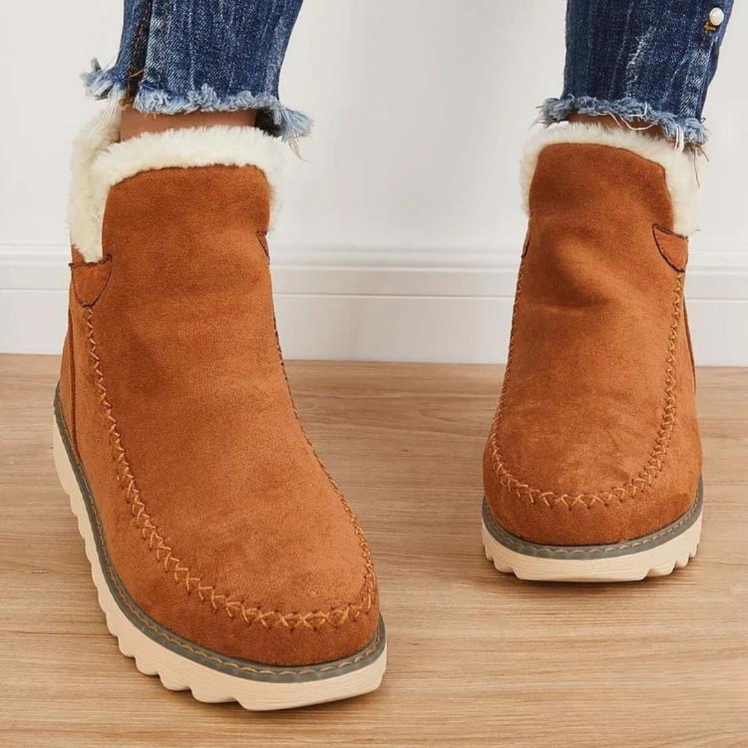 Scarlett™ - Comfy Fleece Leather Winter Boots
