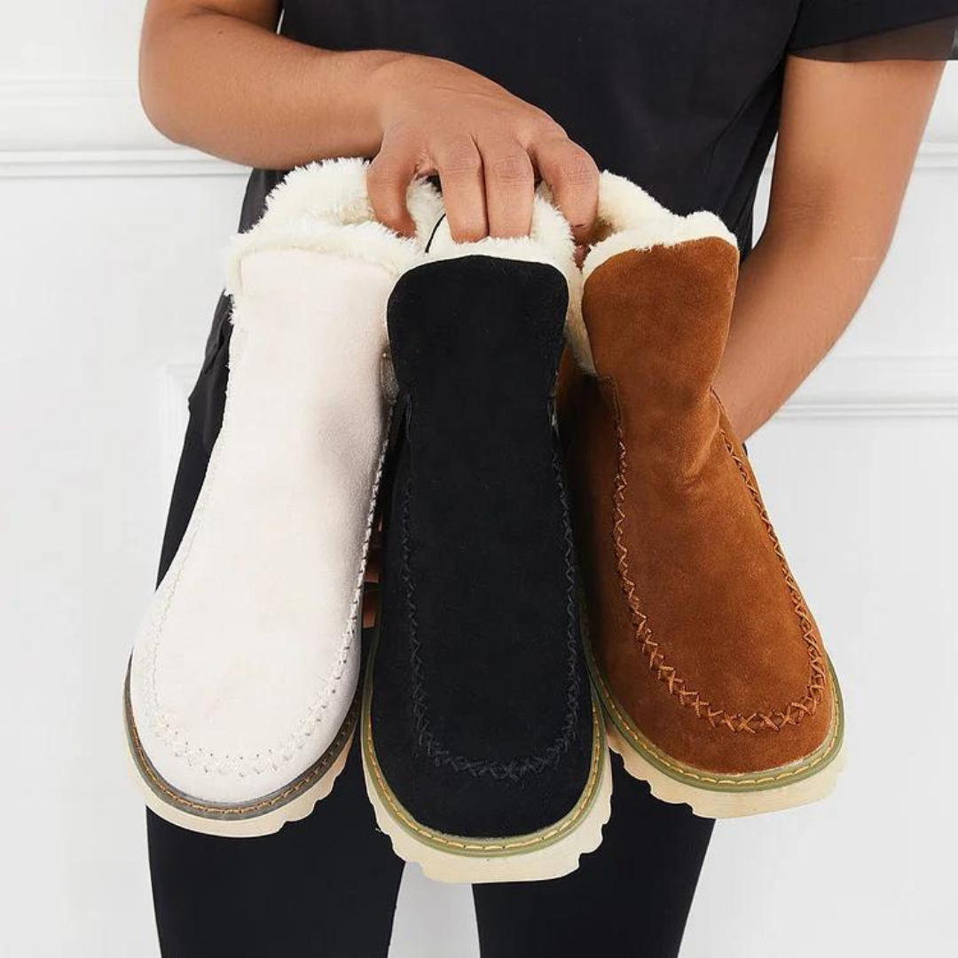 Scarlett™ - Comfy Fleece Leather Winter Boots