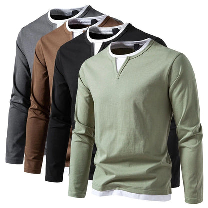 Long-Sleeve Henley