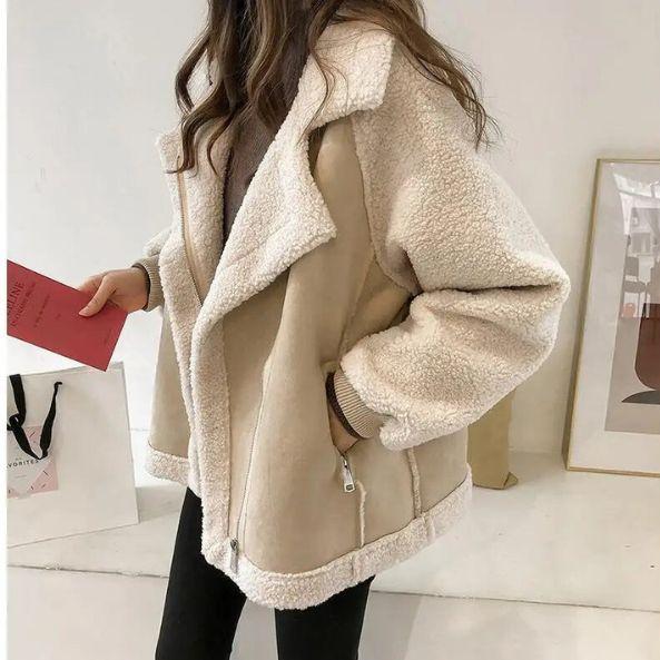 FREYA - FAUX SHEARLING JACKET