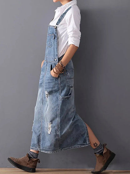 Paula - Casual Denim Dungarees