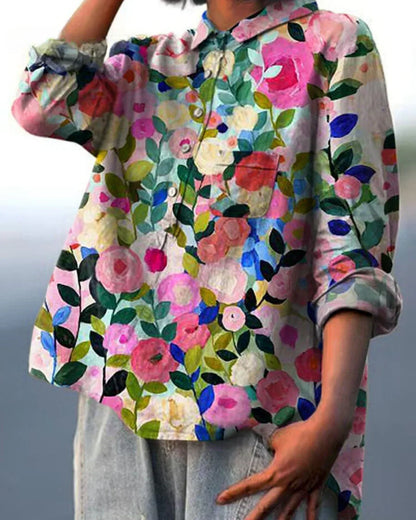 MARY™ - CASUAL FLORAL SUMMER BLOUSE