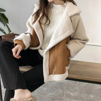 FREYA - FAUX SHEARLING JACKET