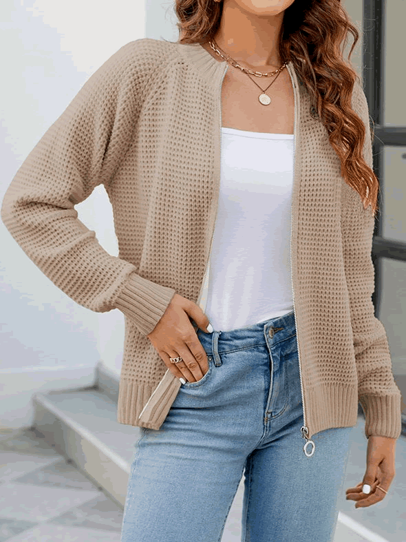 KASSIDY | CARDIGAN WITH ZIPPER