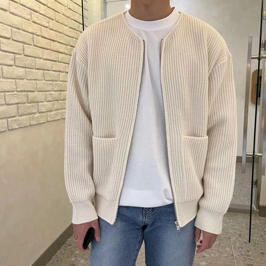 Daniel | Trendy Knitted Cardigan