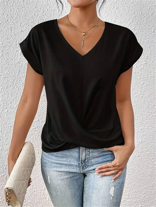 Leilany™ | Elegant ladies' short-sleeved top