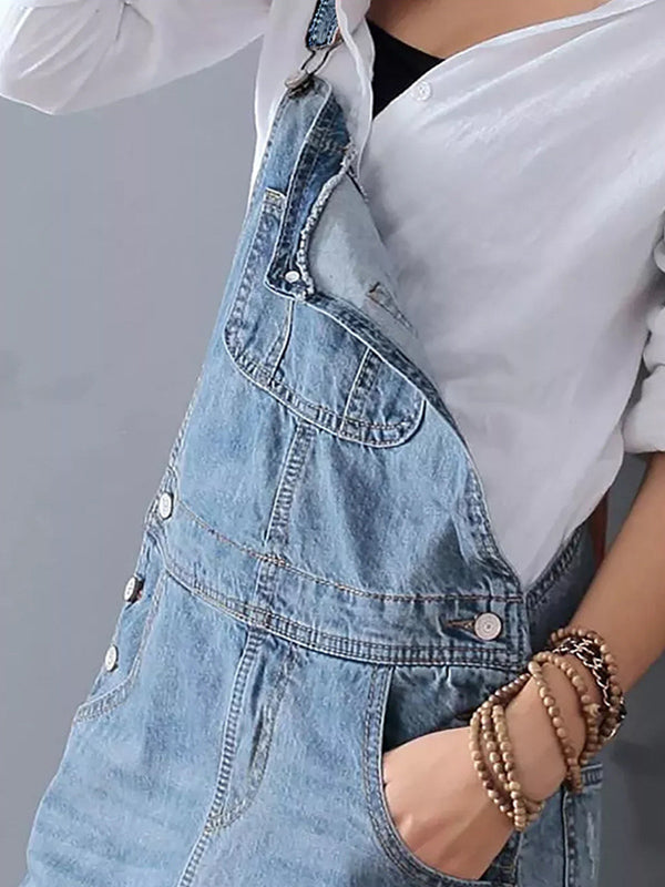 Paula - Casual Denim Dungarees