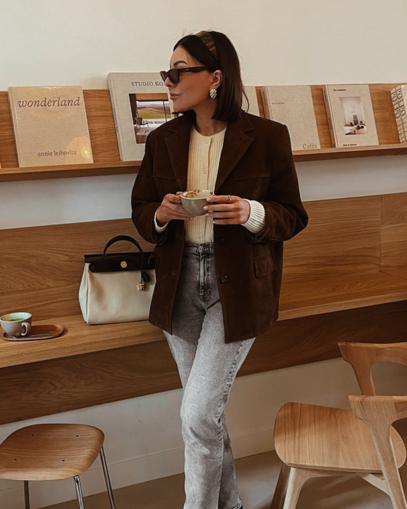 OLIVIA | SUEDE BLAZER