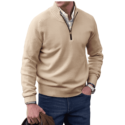 Jonas - Elegant zip pullover