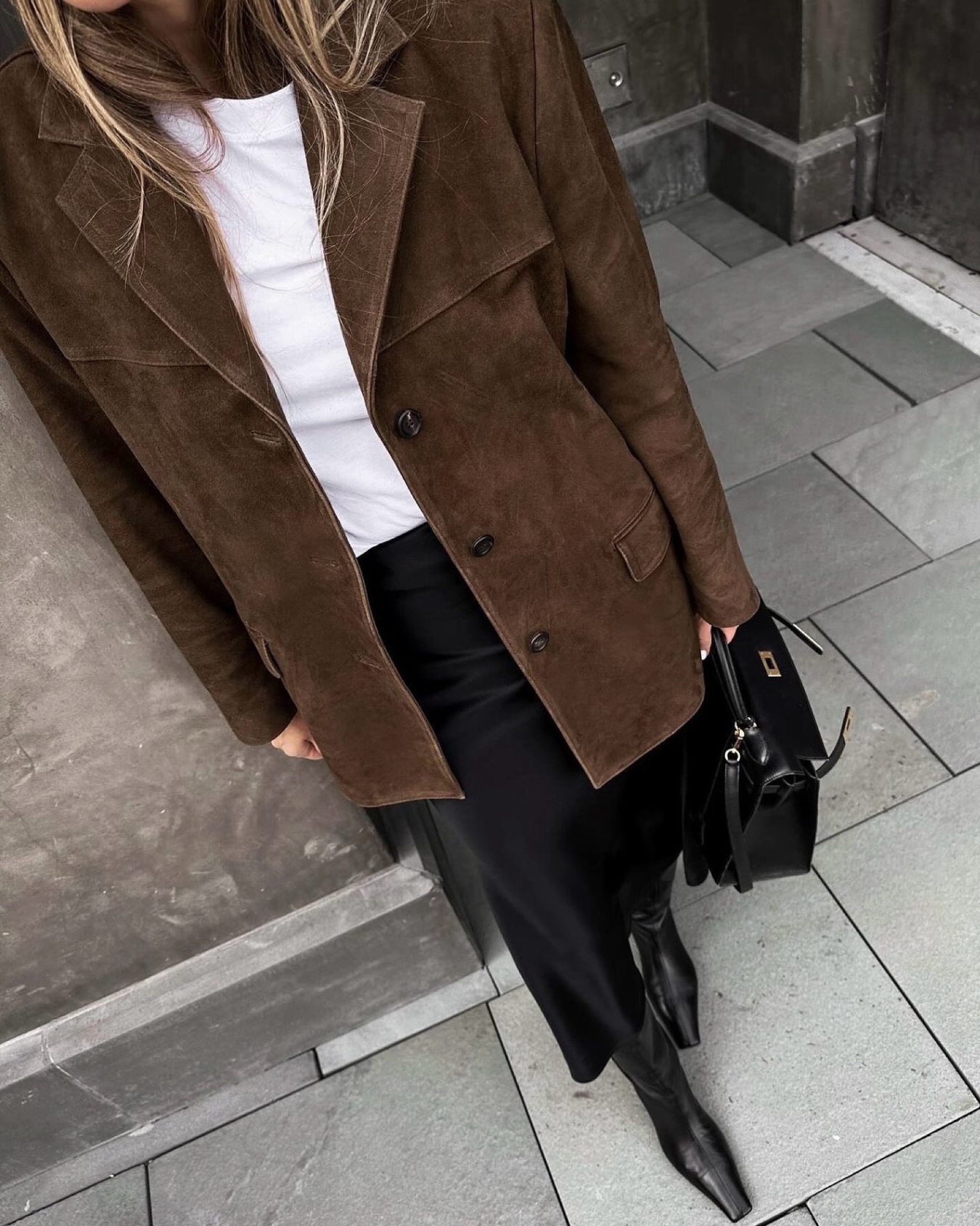 OLIVIA | SUEDE BLAZER