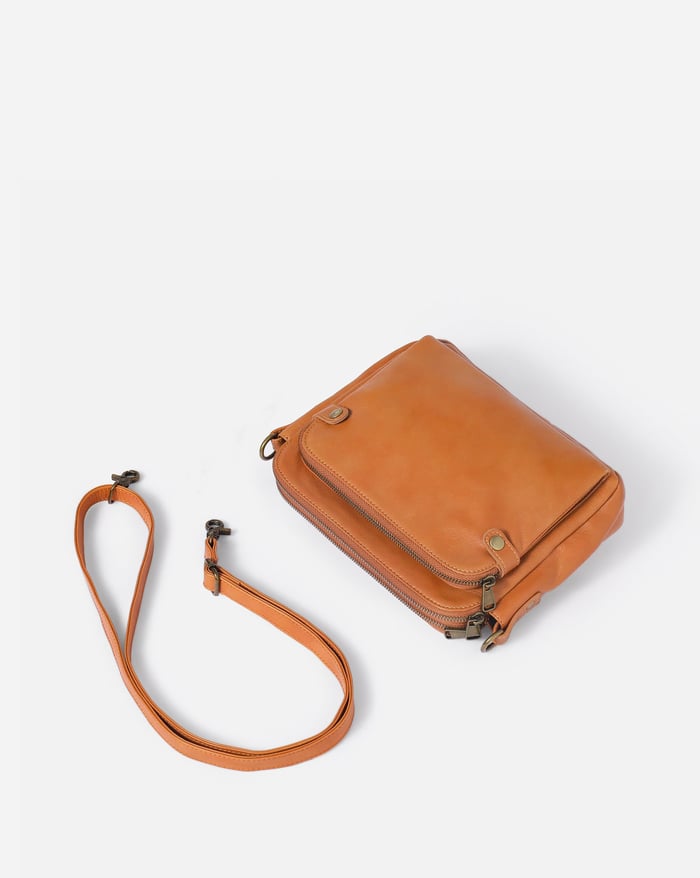 Amelia™ - Handmade Vegan Leather Crossbody Shoulder Bag