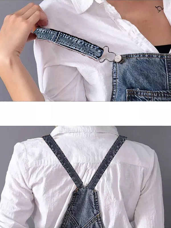 Paula - Casual Denim Dungarees