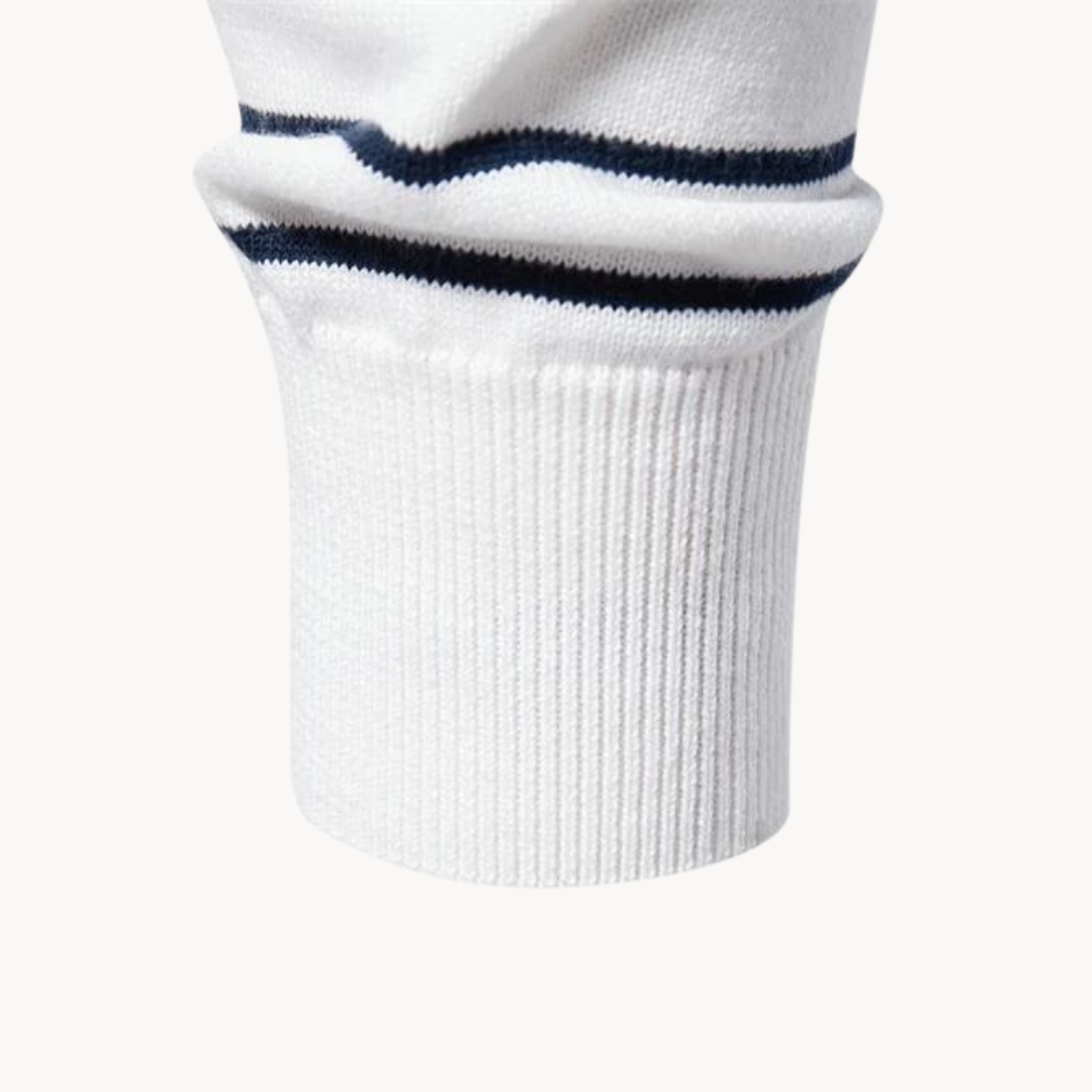 Atlantic Stripe Cotton Sweater