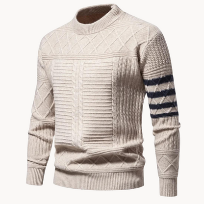 Warren Cable Crewneck Sweater