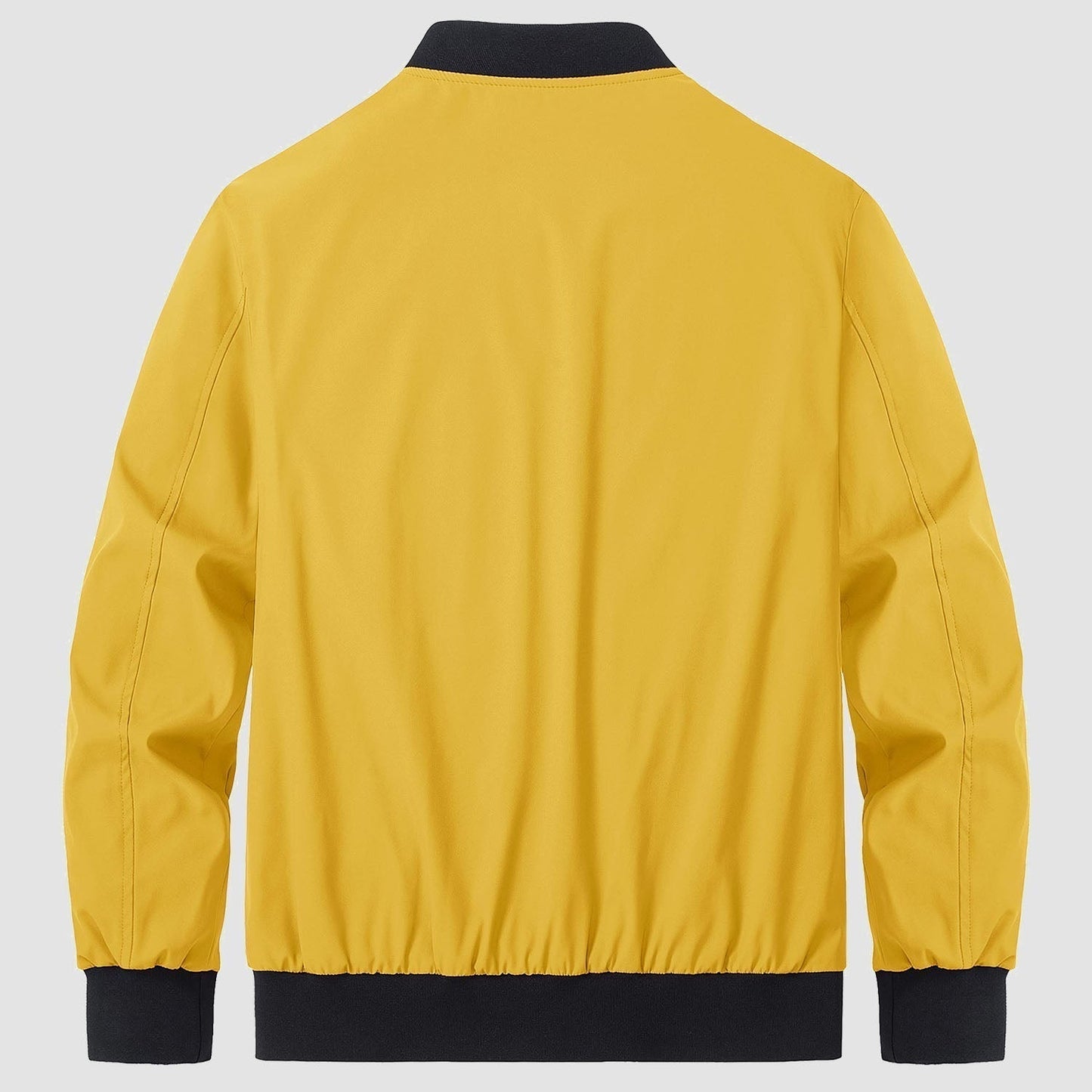 Mitch - Plain-coloured Bomber Jacket for Men