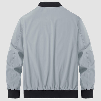 Mitch - Plain-coloured Bomber Jacket for Men