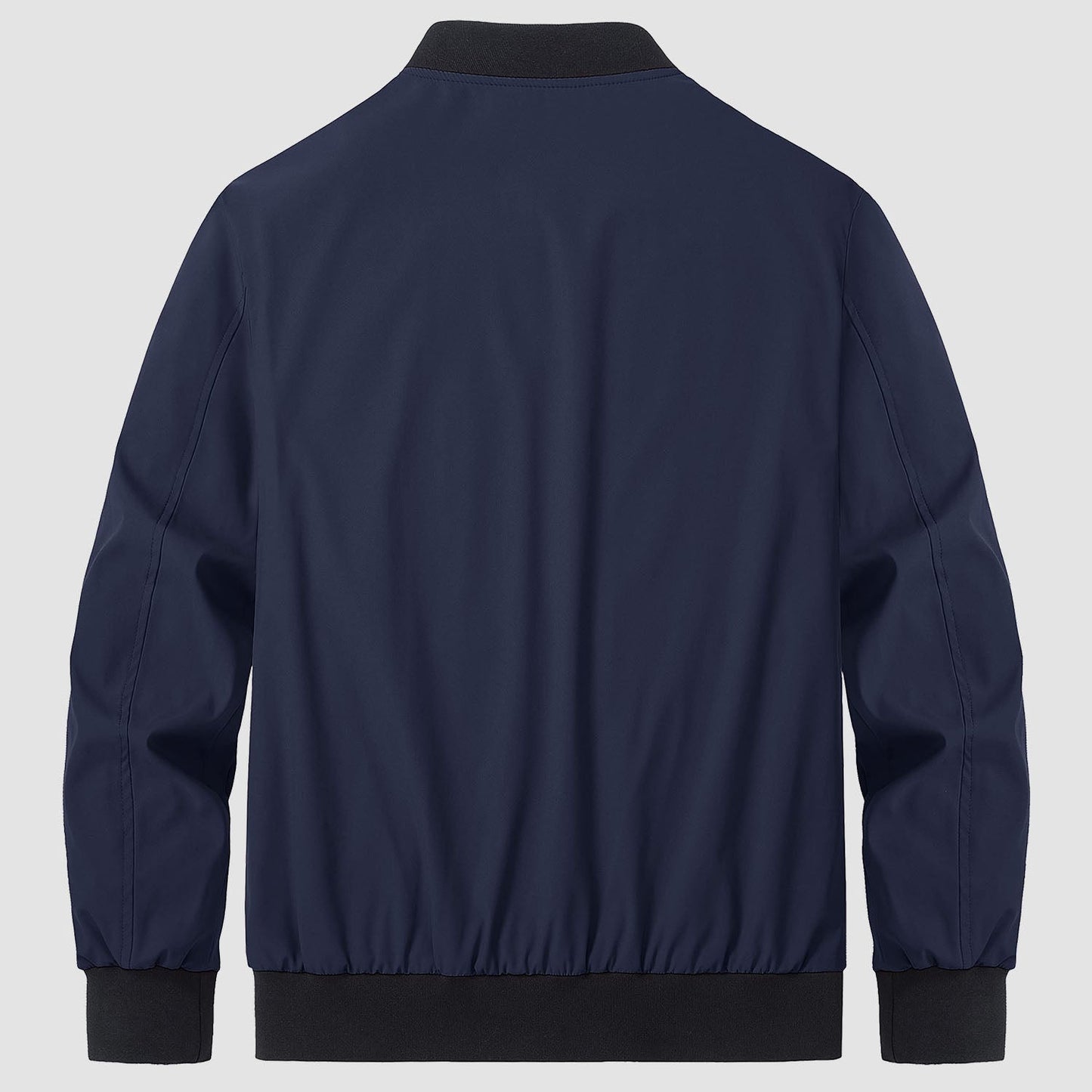 Mitch - Plain-coloured Bomber Jacket for Men