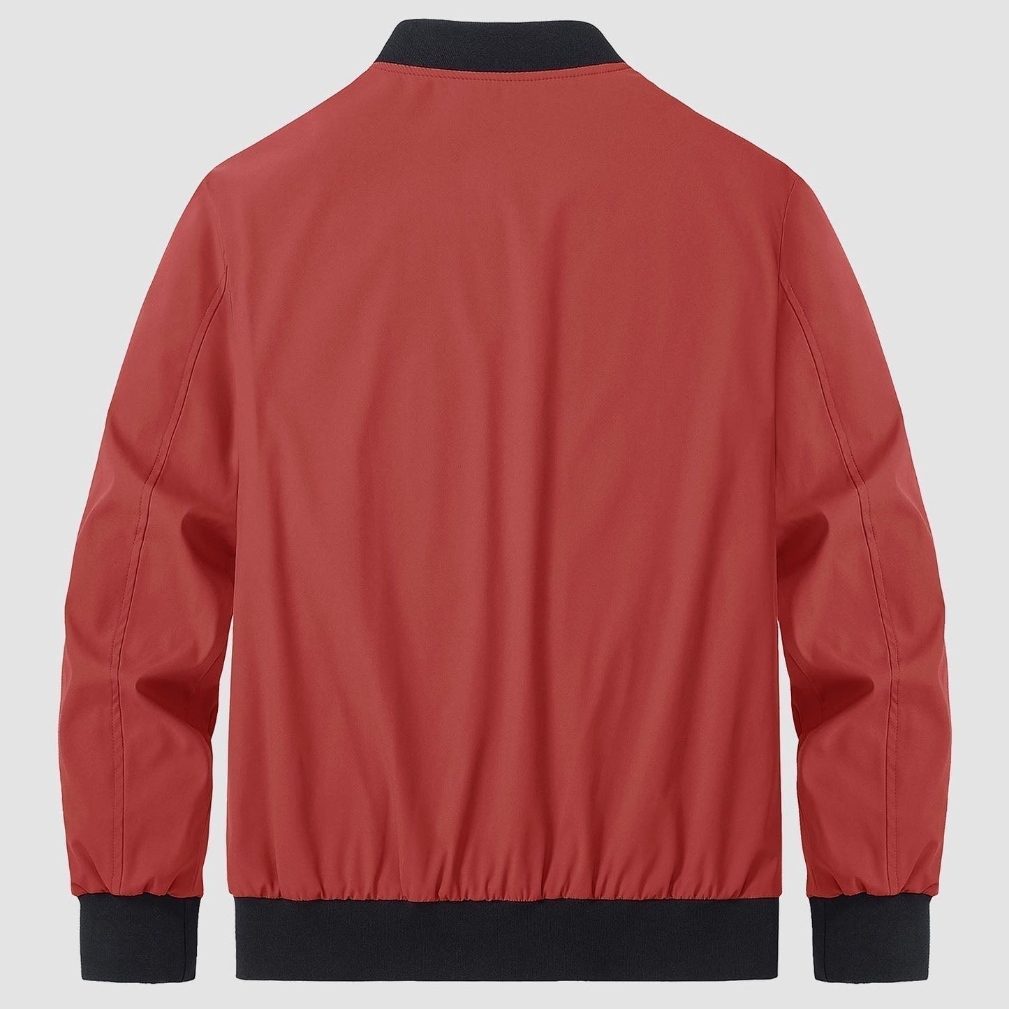 Mitch - Plain-coloured Bomber Jacket for Men