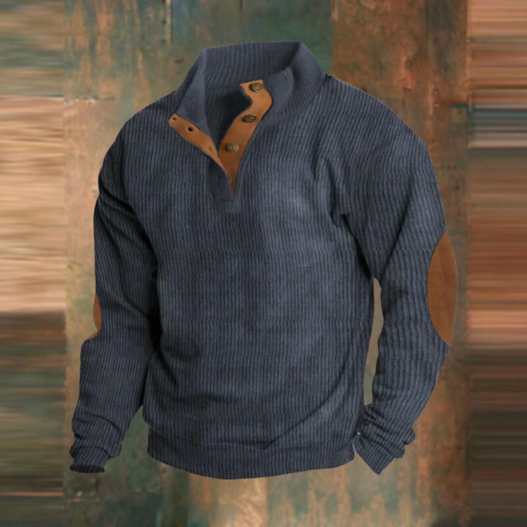 SIMON | QUARTER BUTTON PULLOVER