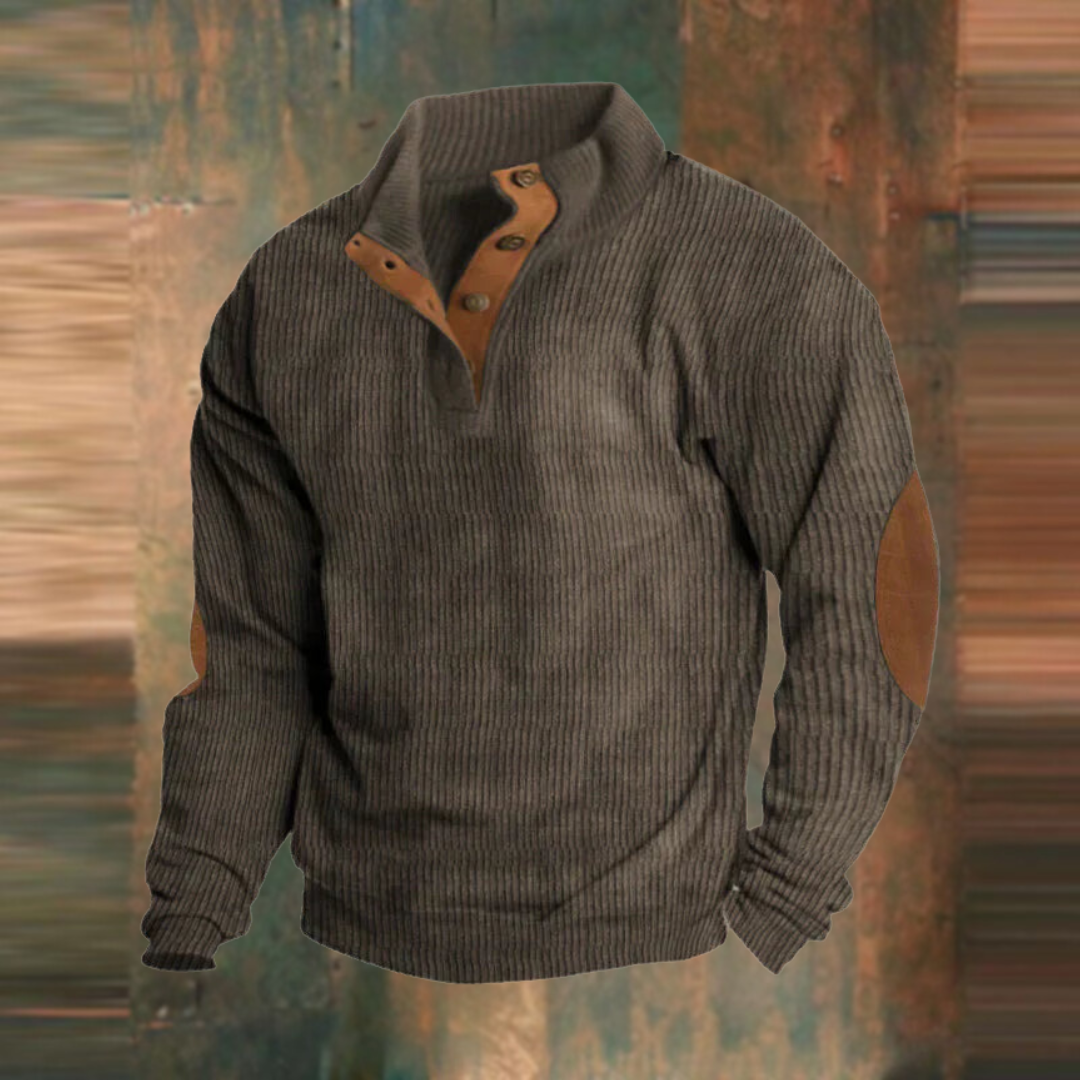 SIMON | QUARTER BUTTON PULLOVER