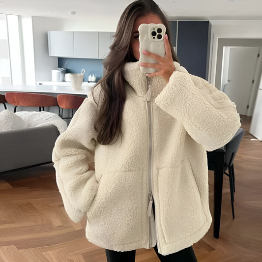 VITA LUXE TEDDY FLEECE JACKET