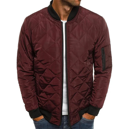 Marvin - Padded quilted cotton jacket