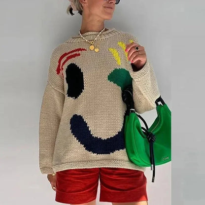 Nancy | New 2024 Autumn women's oversized boho sweater