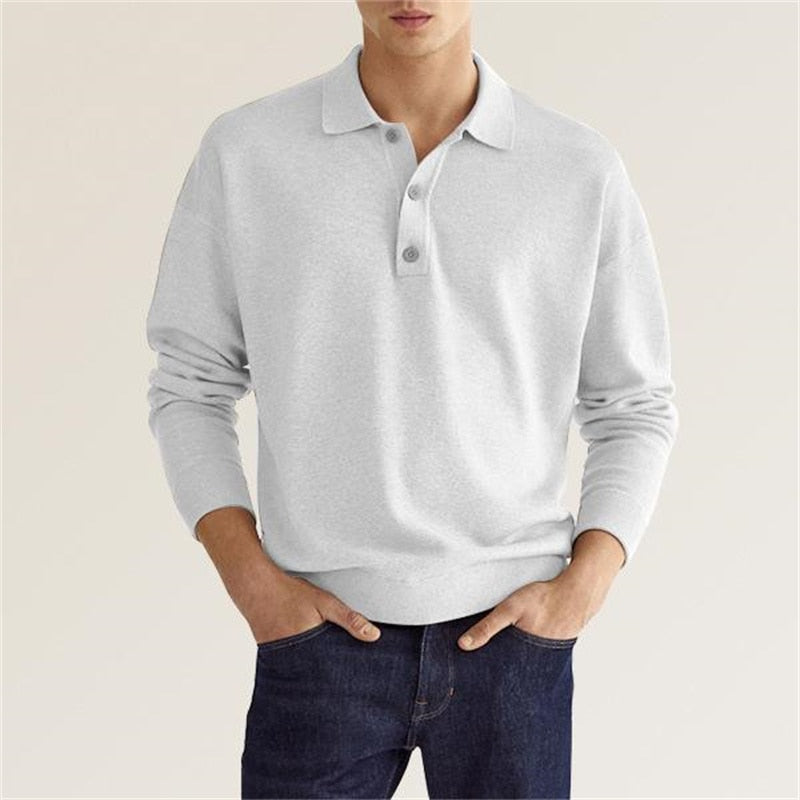 Elegance Polo - Men's long sleeve polo