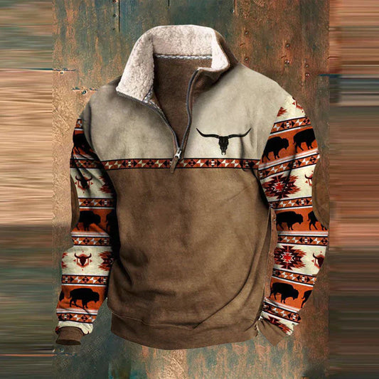 DANIEL | QUARTER ZIP-UP JUMPER