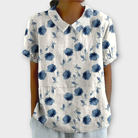 Charlotte™ - Breezy Casual Floral Summer Blouse