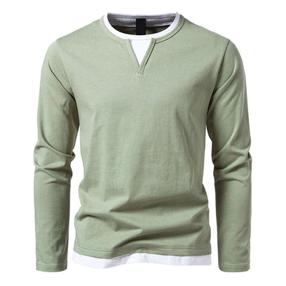 Long-Sleeve Henley