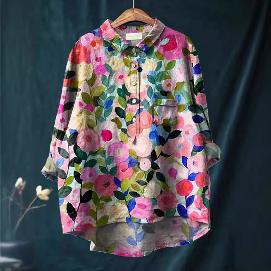 MARY™ - CASUAL FLORAL SUMMER BLOUSE