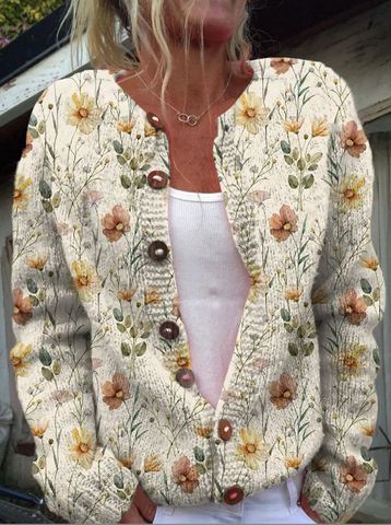 MIA - Cardigan with flower print