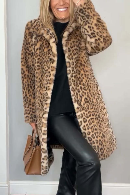 Daisy - Leopard Print Coat