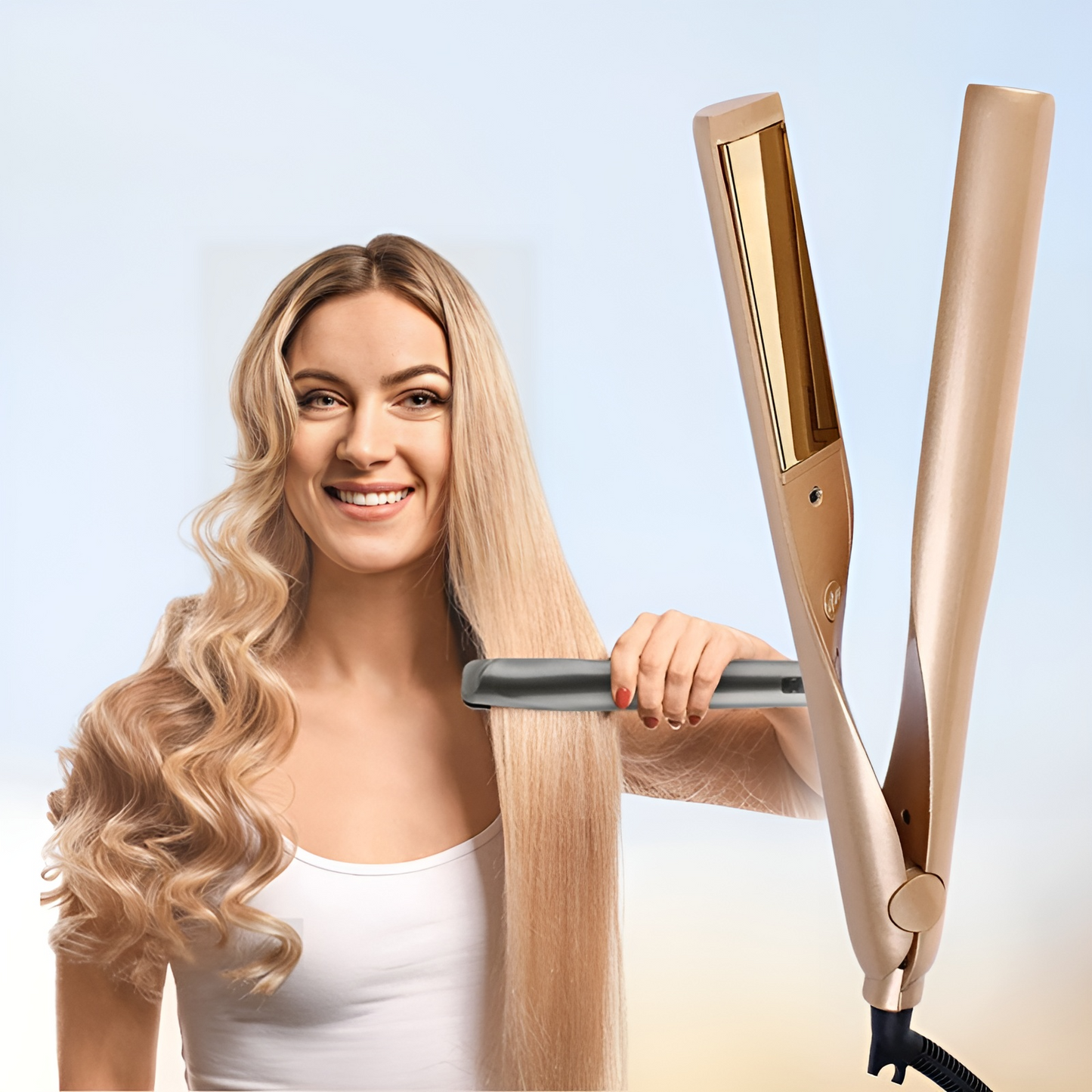 2 in 1 Magic Hair Styler and Curling Iron